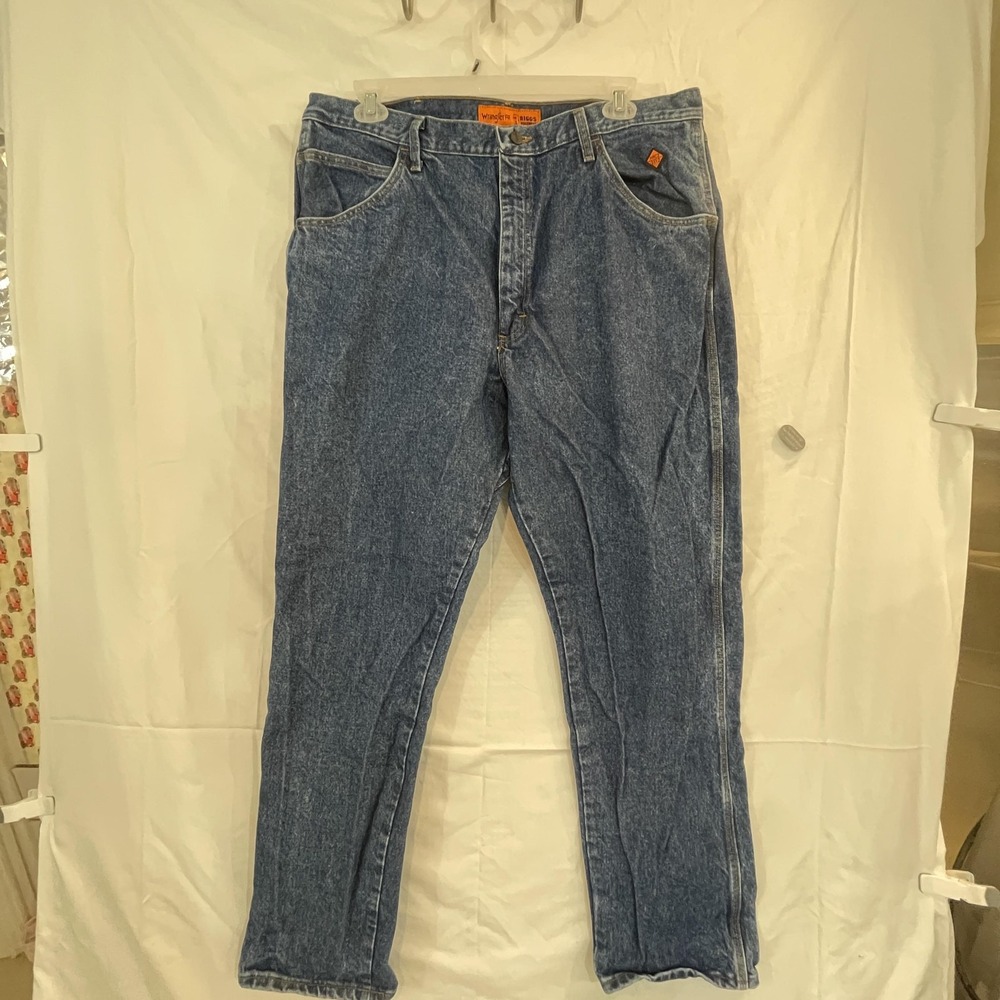 Wrangler FR Riggs Workwear Jeans Mens 40x34 Denim Flame Resistant HRC2 FR3W050